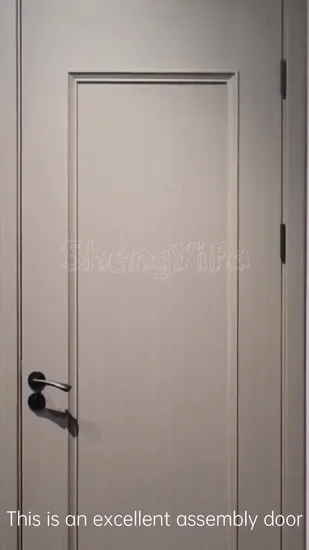 Porta del bagno dell'hotel in PVC WPC impermeabile ignifugo Shengyifa